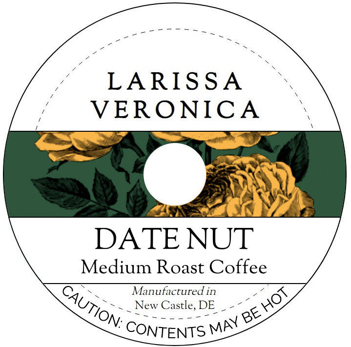 Date Nut Medium Roast Coffee <BR>(Single Serve K-Cup Pods)