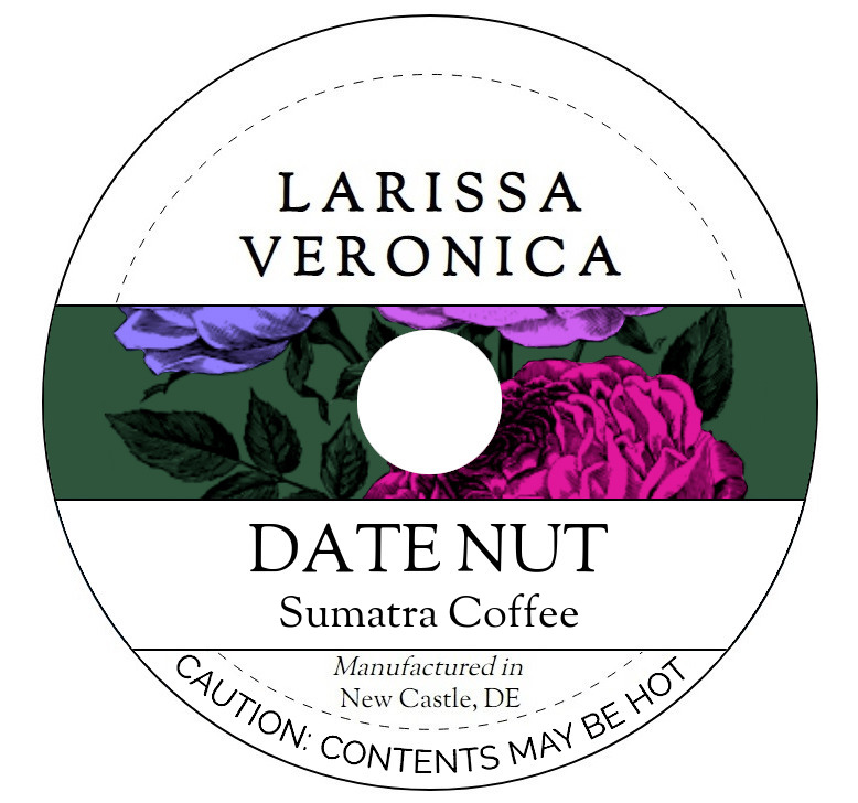 Date Nut Sumatra Coffee <BR>(Single Serve K-Cup Pods)