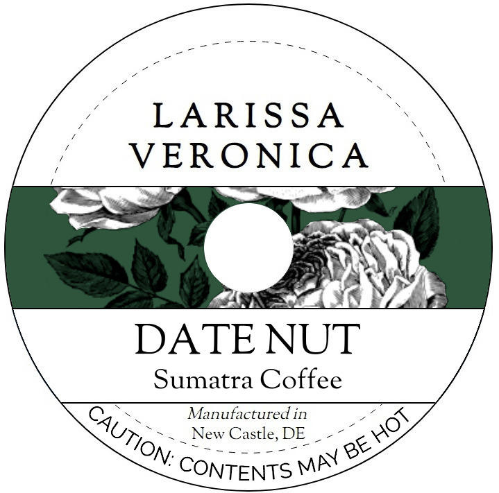 Date Nut Sumatra Coffee <BR>(Single Serve K-Cup Pods)