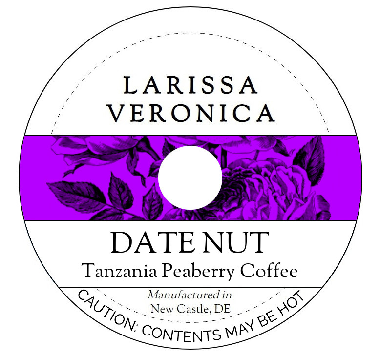Date Nut Tanzania Peaberry Coffee <BR>(Single Serve K-Cup Pods)