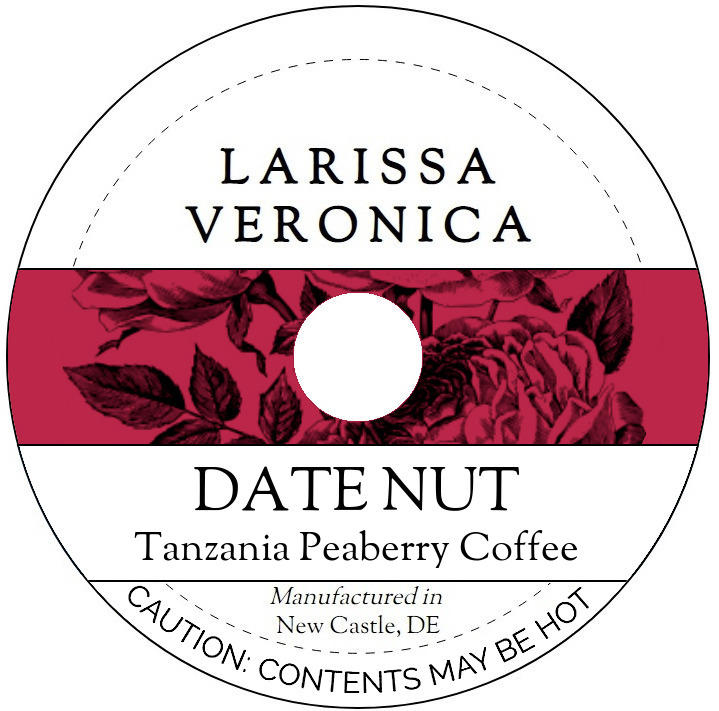 Date Nut Tanzania Peaberry Coffee <BR>(Single Serve K-Cup Pods)