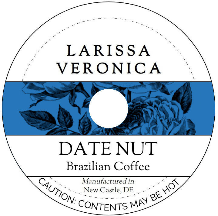 Date Nut Brazilian Coffee <BR>(Single Serve K-Cup Pods)