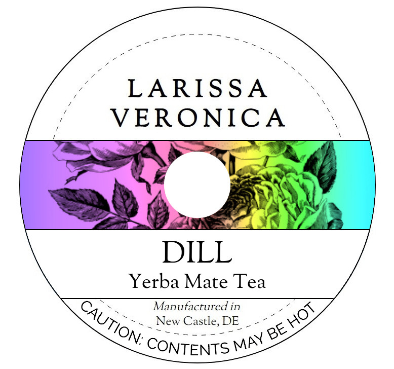 Dill Yerba Mate Tea <BR>(Single Serve K-Cup Pods)