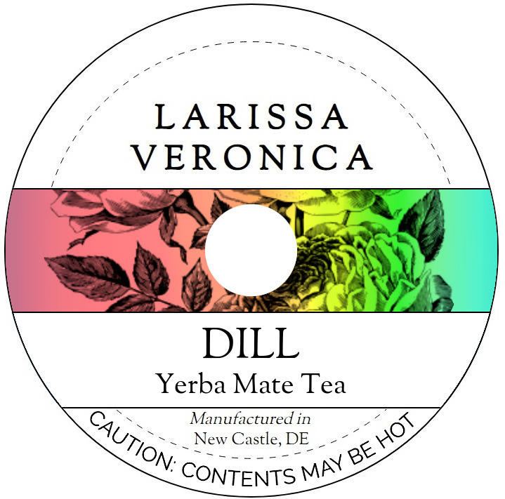 Dill Yerba Mate Tea <BR>(Single Serve K-Cup Pods)