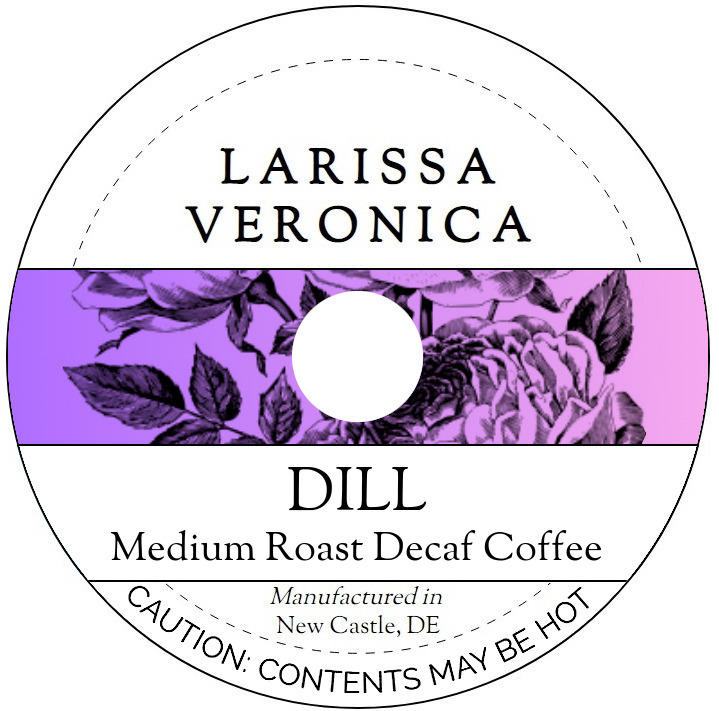 Dill Medium Roast Decaf Coffee <BR>(Single Serve K-Cup Pods)