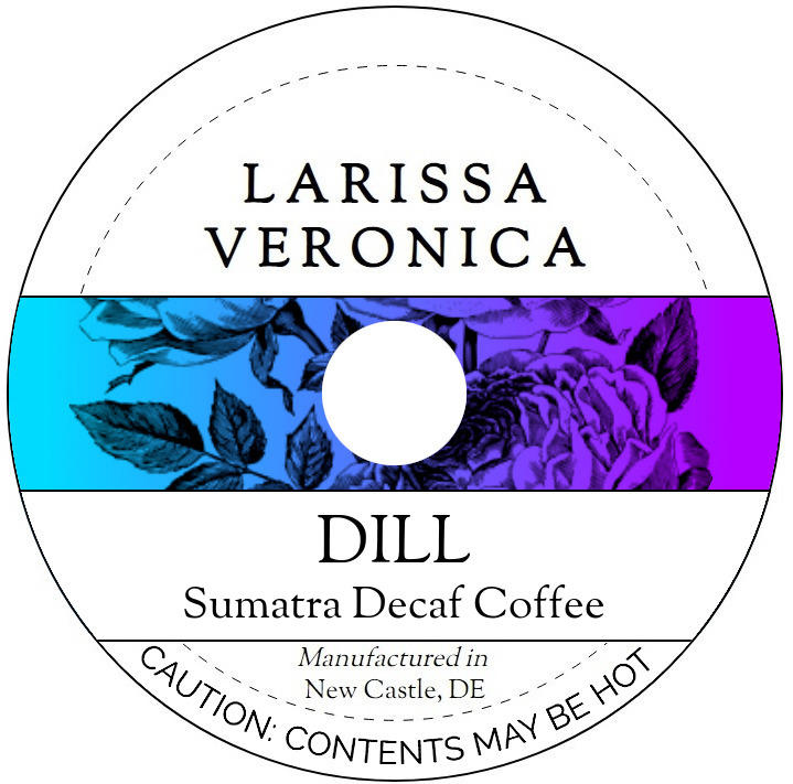 Dill Sumatra Decaf Coffee <BR>(Single Serve K-Cup Pods)