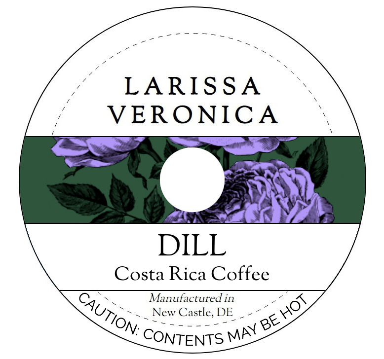 Dill Costa Rica Coffee <BR>(Single Serve K-Cup Pods)