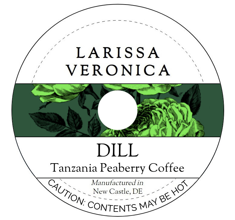 Dill Tanzania Peaberry Coffee <BR>(Single Serve K-Cup Pods)