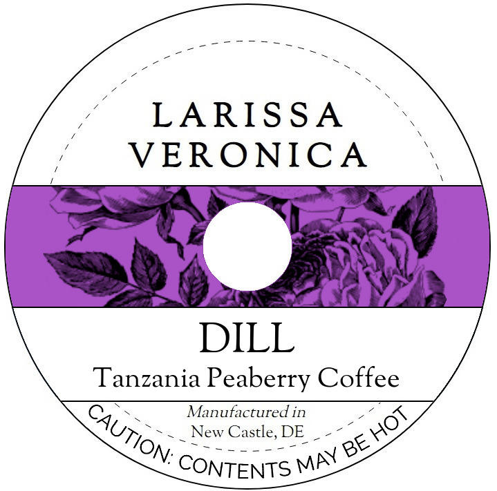 Dill Tanzania Peaberry Coffee <BR>(Single Serve K-Cup Pods)
