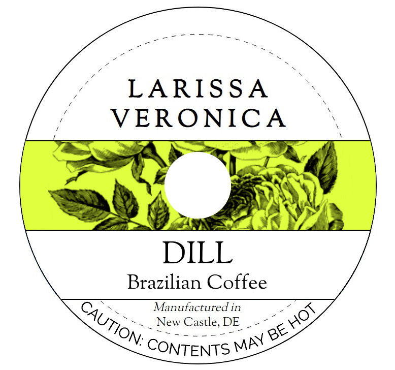 Dill Brazilian Coffee <BR>(Single Serve K-Cup Pods)