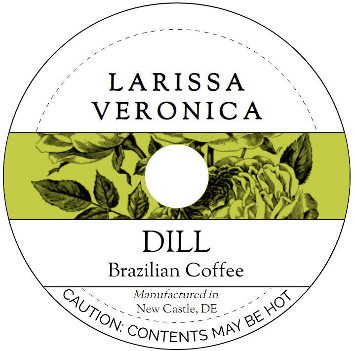 Dill Brazilian Coffee <BR>(Single Serve K-Cup Pods)