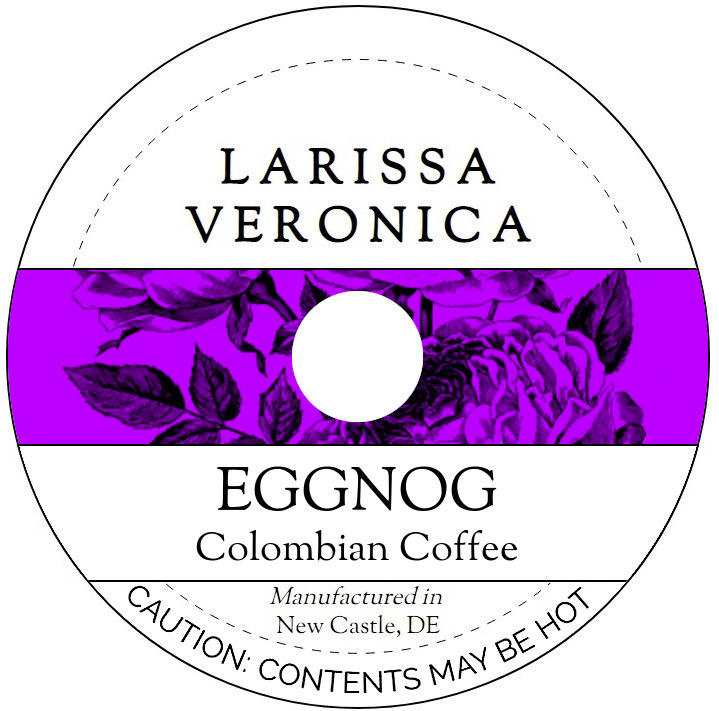 Eggnog Colombian Coffee <BR>(Single Serve K-Cup Pods)