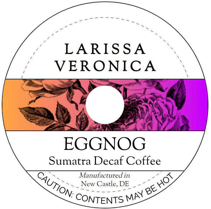 Eggnog Sumatra Decaf Coffee <BR>(Single Serve K-Cup Pods)