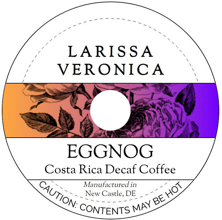Eggnog Costa Rica Decaf Coffee <BR>(Single Serve K-Cup Pods)