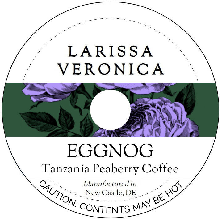 Eggnog Tanzania Peaberry Coffee <BR>(Single Serve K-Cup Pods)