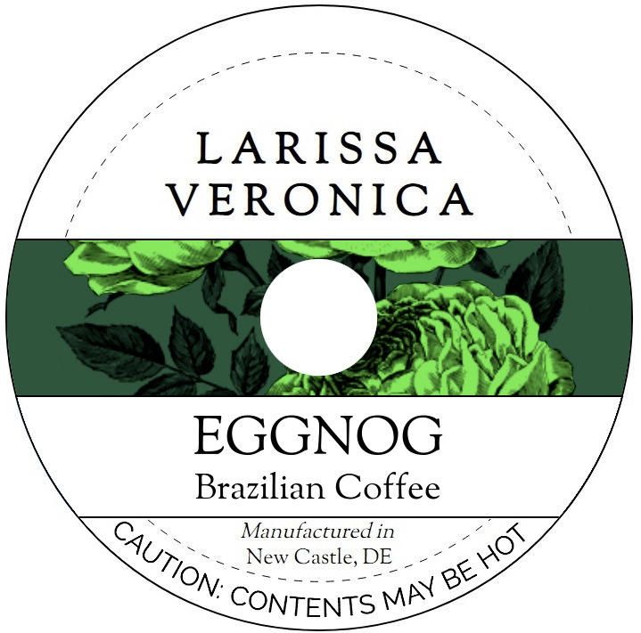 Eggnog Brazilian Coffee <BR>(Single Serve K-Cup Pods)