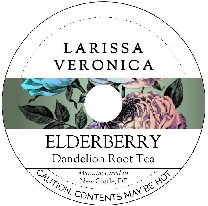 Elderberry Dandelion Root Tea <BR>(Single Serve K-Cup Pods)