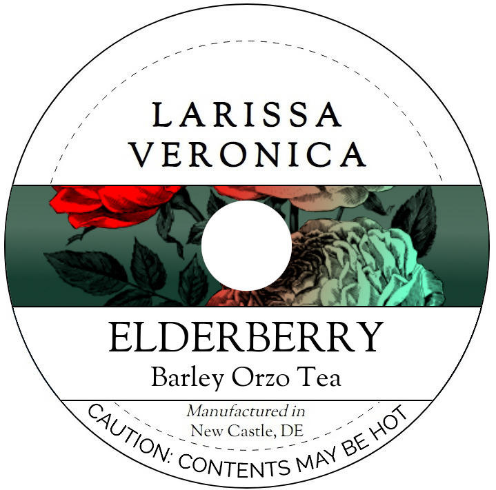 Elderberry Barley Orzo Tea <BR>(Single Serve K-Cup Pods)