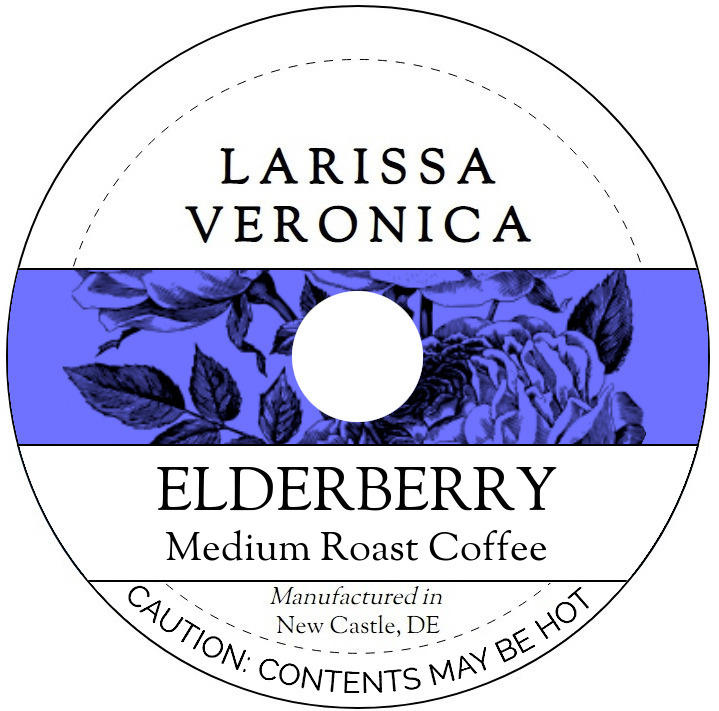 Elderberry Medium Roast Coffee <BR>(Single Serve K-Cup Pods)