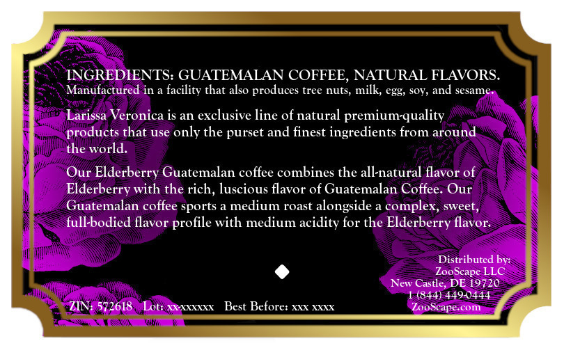 Elderberry Guatemalan Coffee <BR>(Single Serve K-Cup Pods)