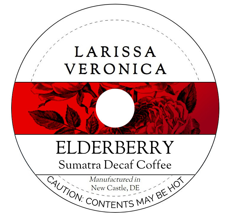 Elderberry Sumatra Decaf Coffee <BR>(Single Serve K-Cup Pods)