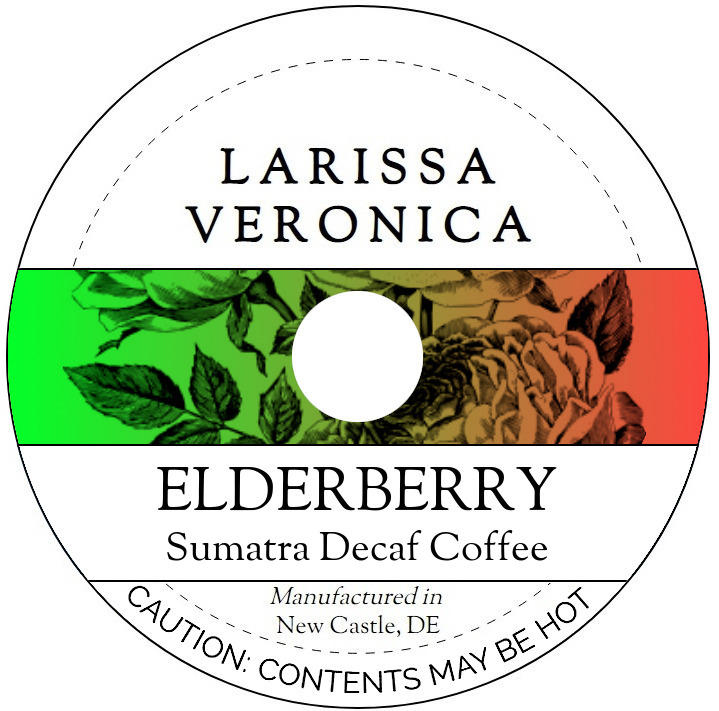 Elderberry Sumatra Decaf Coffee <BR>(Single Serve K-Cup Pods)