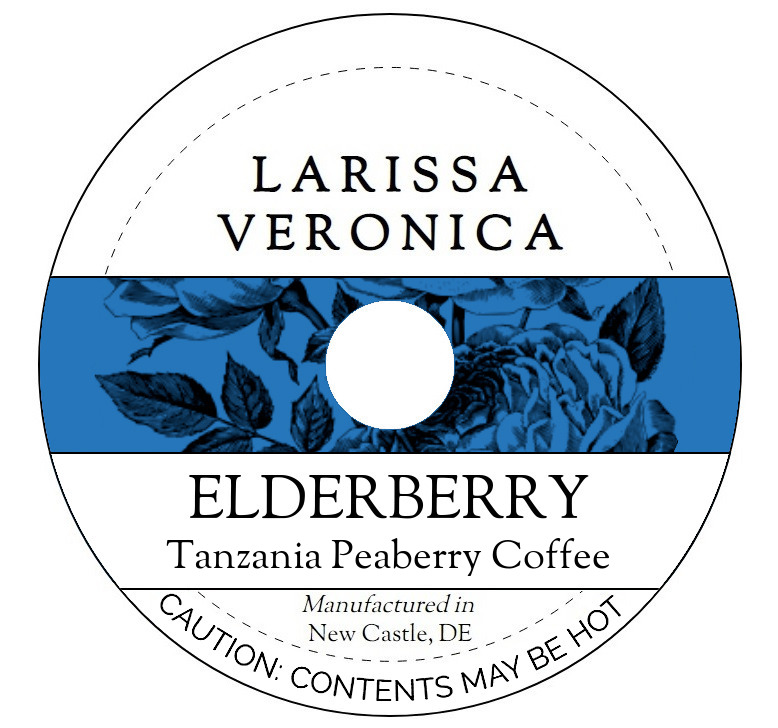 Elderberry Tanzania Peaberry Coffee <BR>(Single Serve K-Cup Pods)