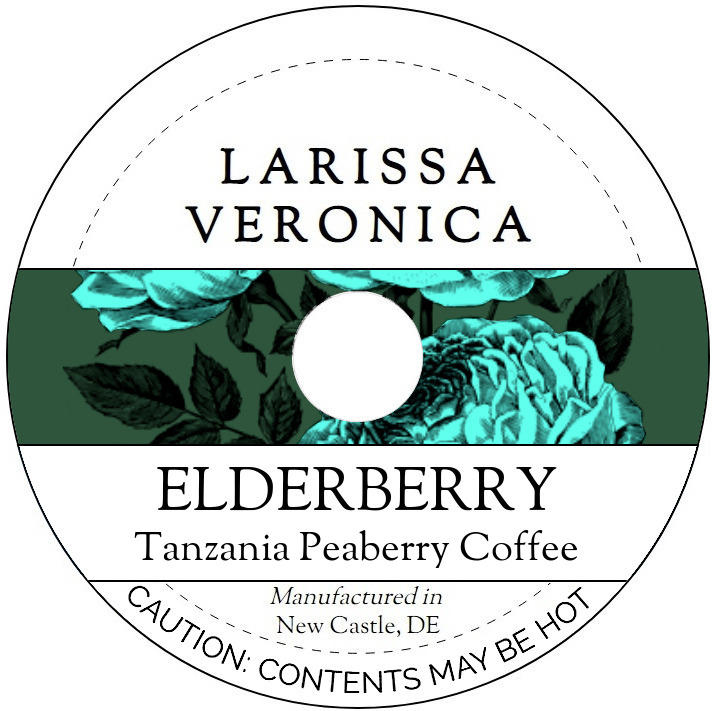 Elderberry Tanzania Peaberry Coffee <BR>(Single Serve K-Cup Pods)