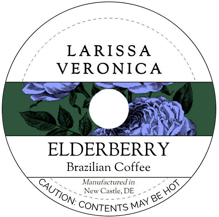 Elderberry Brazilian Coffee <BR>(Single Serve K-Cup Pods)