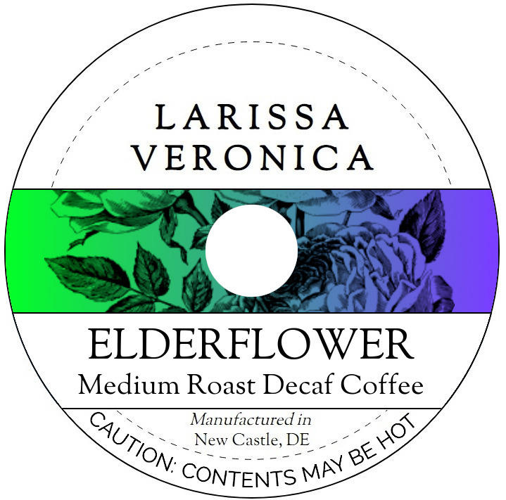 Elderflower Medium Roast Decaf Coffee <BR>(Single Serve K-Cup Pods)