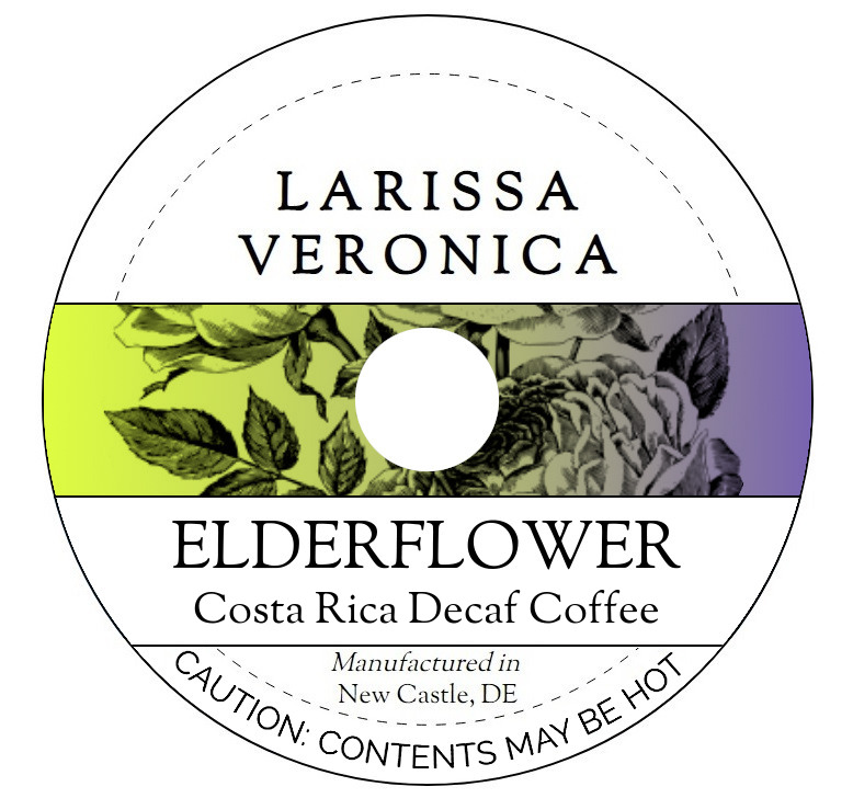 Elderflower Costa Rica Decaf Coffee <BR>(Single Serve K-Cup Pods)