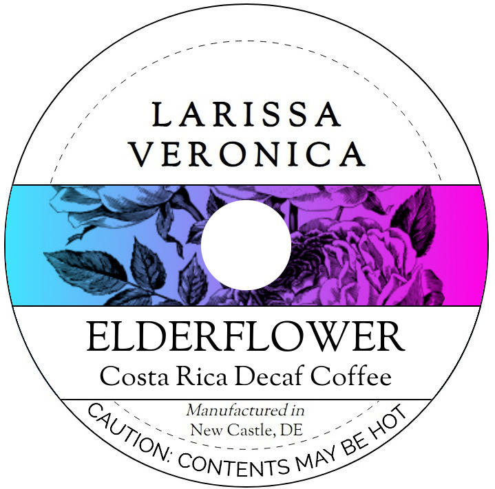 Elderflower Costa Rica Decaf Coffee <BR>(Single Serve K-Cup Pods)