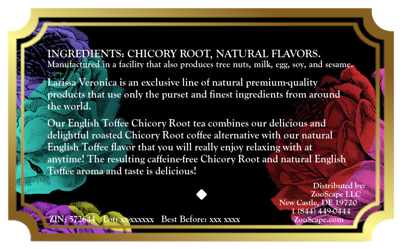 English Toffee Chicory Root Tea <BR>(Single Serve K-Cup Pods)