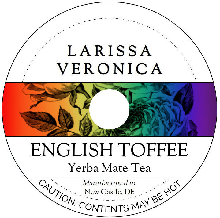 English Toffee Yerba Mate Tea <BR>(Single Serve K-Cup Pods)