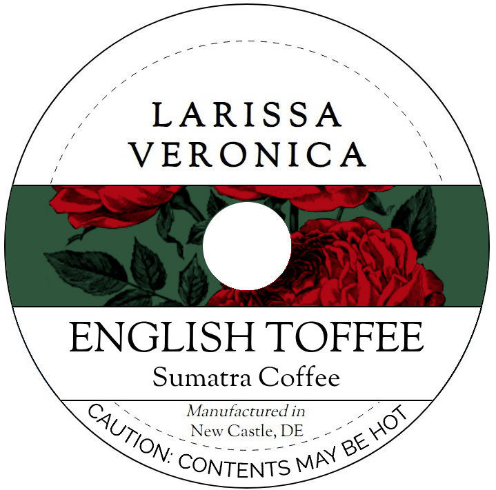 English Toffee Sumatra Coffee <BR>(Single Serve K-Cup Pods)