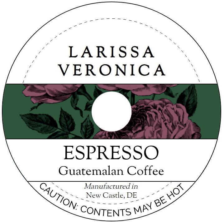 Espresso Guatemalan Coffee <BR>(Single Serve K-Cup Pods)