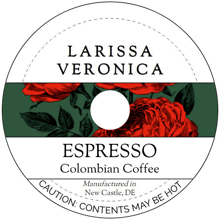 Espresso Colombian Coffee <BR>(Single Serve K-Cup Pods)