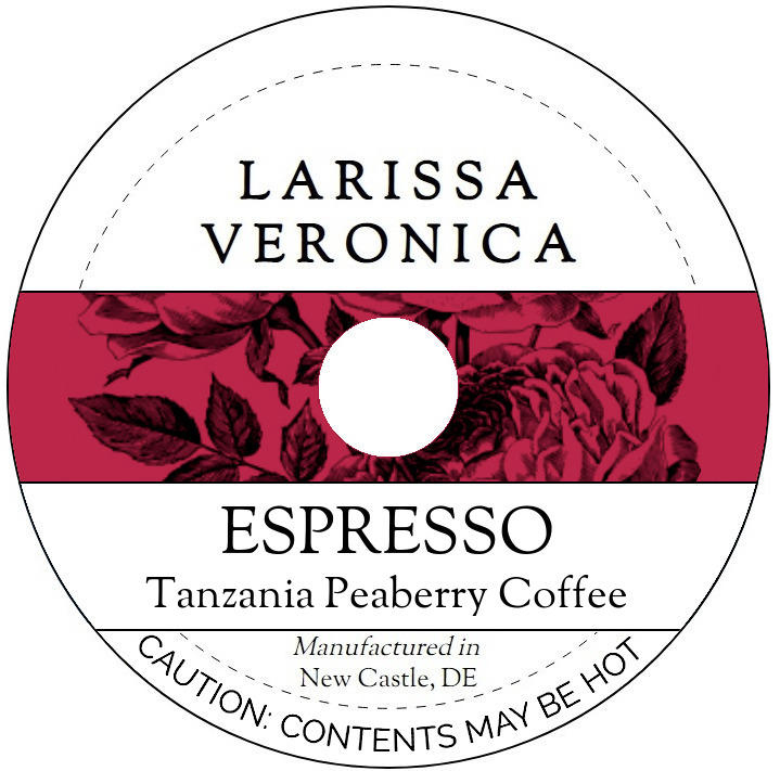 Espresso Tanzania Peaberry Coffee <BR>(Single Serve K-Cup Pods)