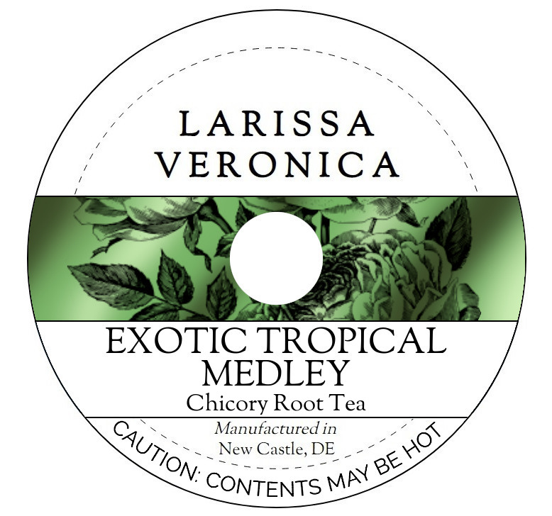 Exotic Tropical Medley Chicory Root Tea <BR>(Single Serve K-Cup Pods)