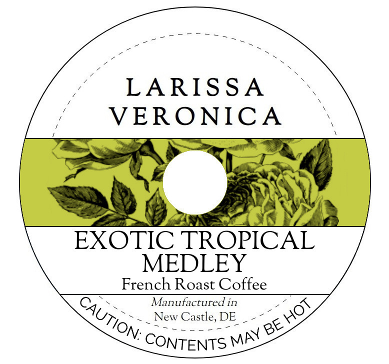 Exotic Tropical Medley French Roast Coffee <BR>(Single Serve K-Cup Pods)