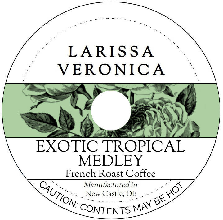 Exotic Tropical Medley French Roast Coffee <BR>(Single Serve K-Cup Pods)