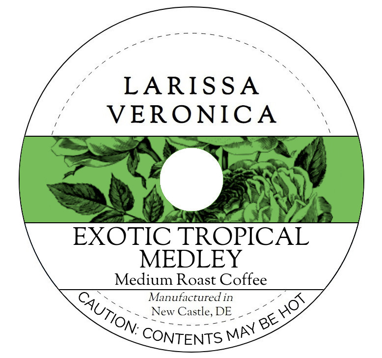 Exotic Tropical Medley Medium Roast Coffee <BR>(Single Serve K-Cup Pods)