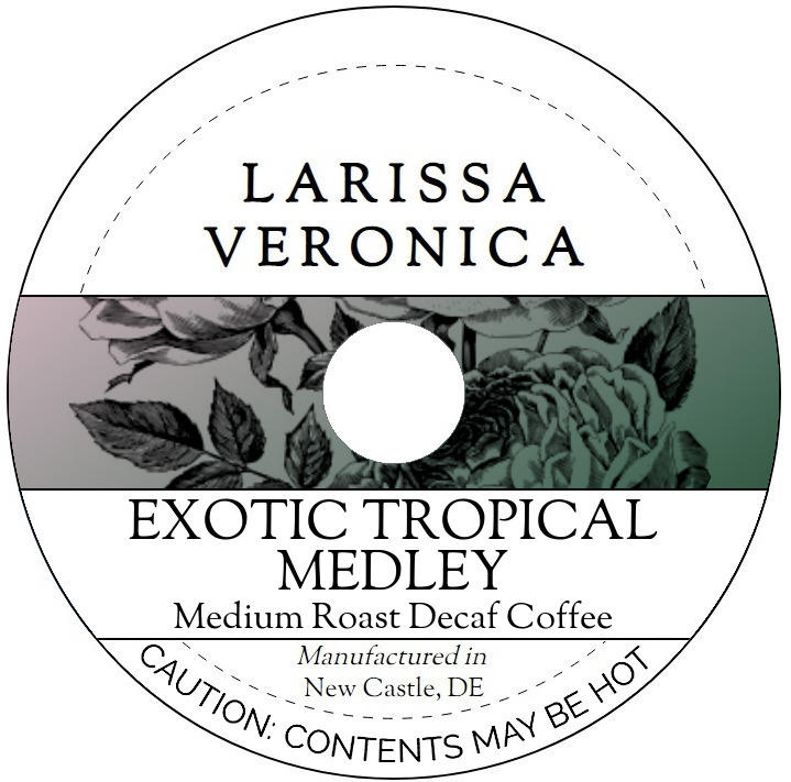 Exotic Tropical Medley Medium Roast Decaf Coffee <BR>(Single Serve K-Cup Pods)