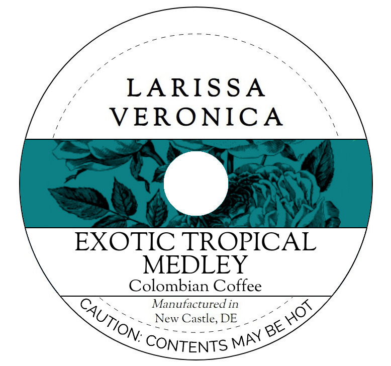 Exotic Tropical Medley Colombian Coffee <BR>(Single Serve K-Cup Pods)