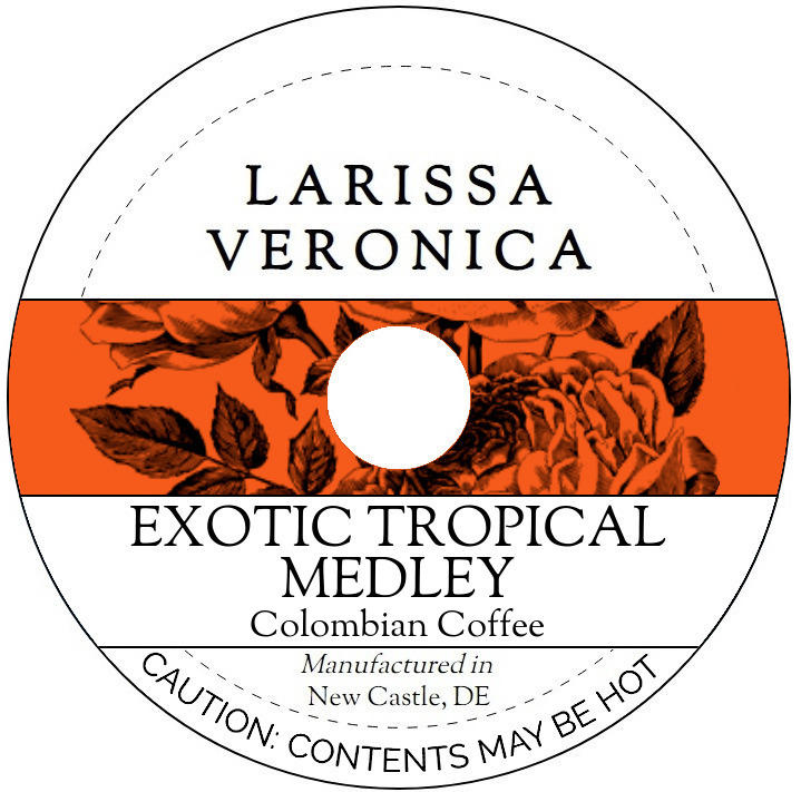 Exotic Tropical Medley Colombian Coffee <BR>(Single Serve K-Cup Pods)