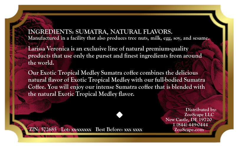 Exotic Tropical Medley Sumatra Coffee <BR>(Single Serve K-Cup Pods)