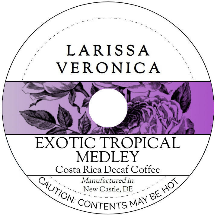 Exotic Tropical Medley Costa Rica Decaf Coffee <BR>(Single Serve K-Cup Pods)