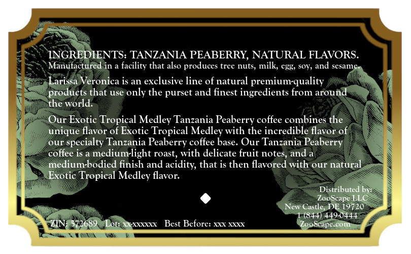 Exotic Tropical Medley Tanzania Peaberry Coffee <BR>(Single Serve K-Cup Pods)
