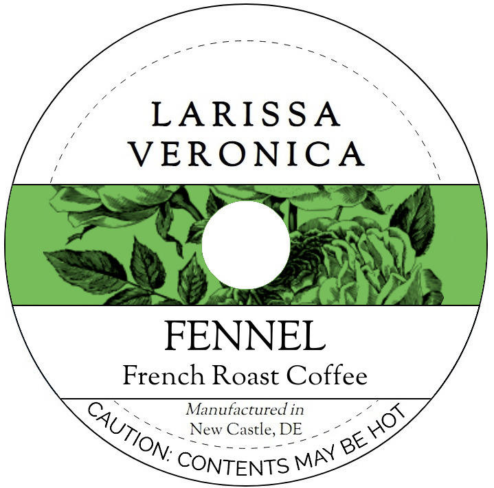 Fennel French Roast Coffee <BR>(Single Serve K-Cup Pods)