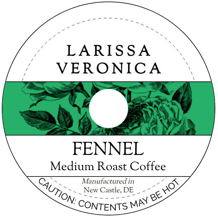 Fennel Medium Roast Coffee <BR>(Single Serve K-Cup Pods)